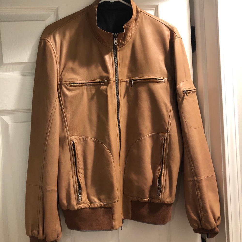 Brunello Cucinelli leather jacket